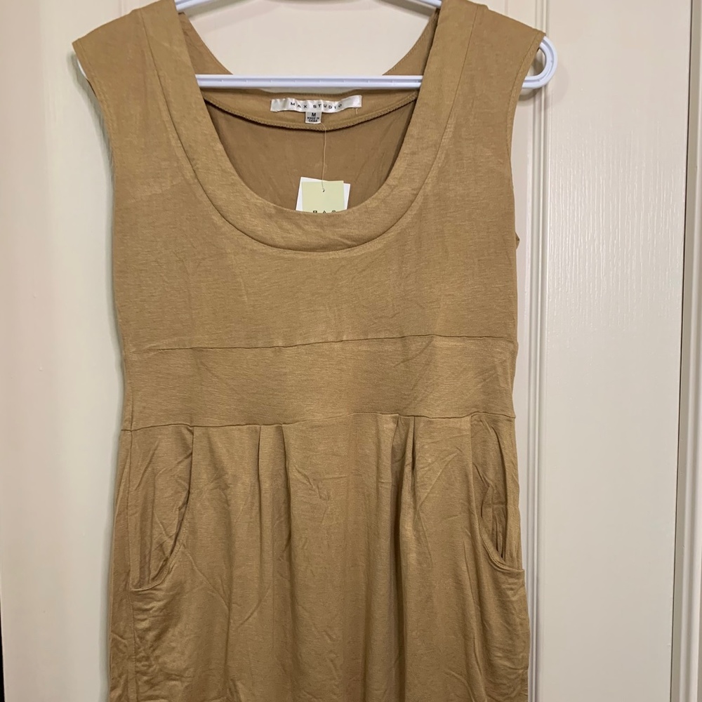 Tan pocket dress
